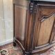 Enfilade en noyer de style Louis XV en noyer et marbre