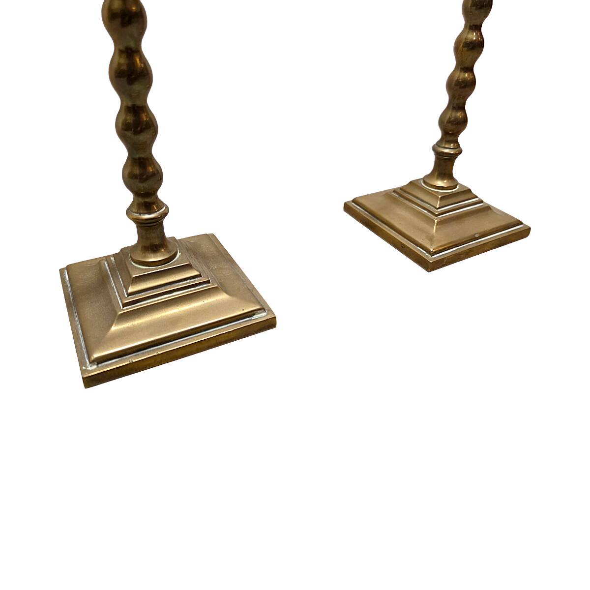 Old Dutch brass candelabras, 1920s