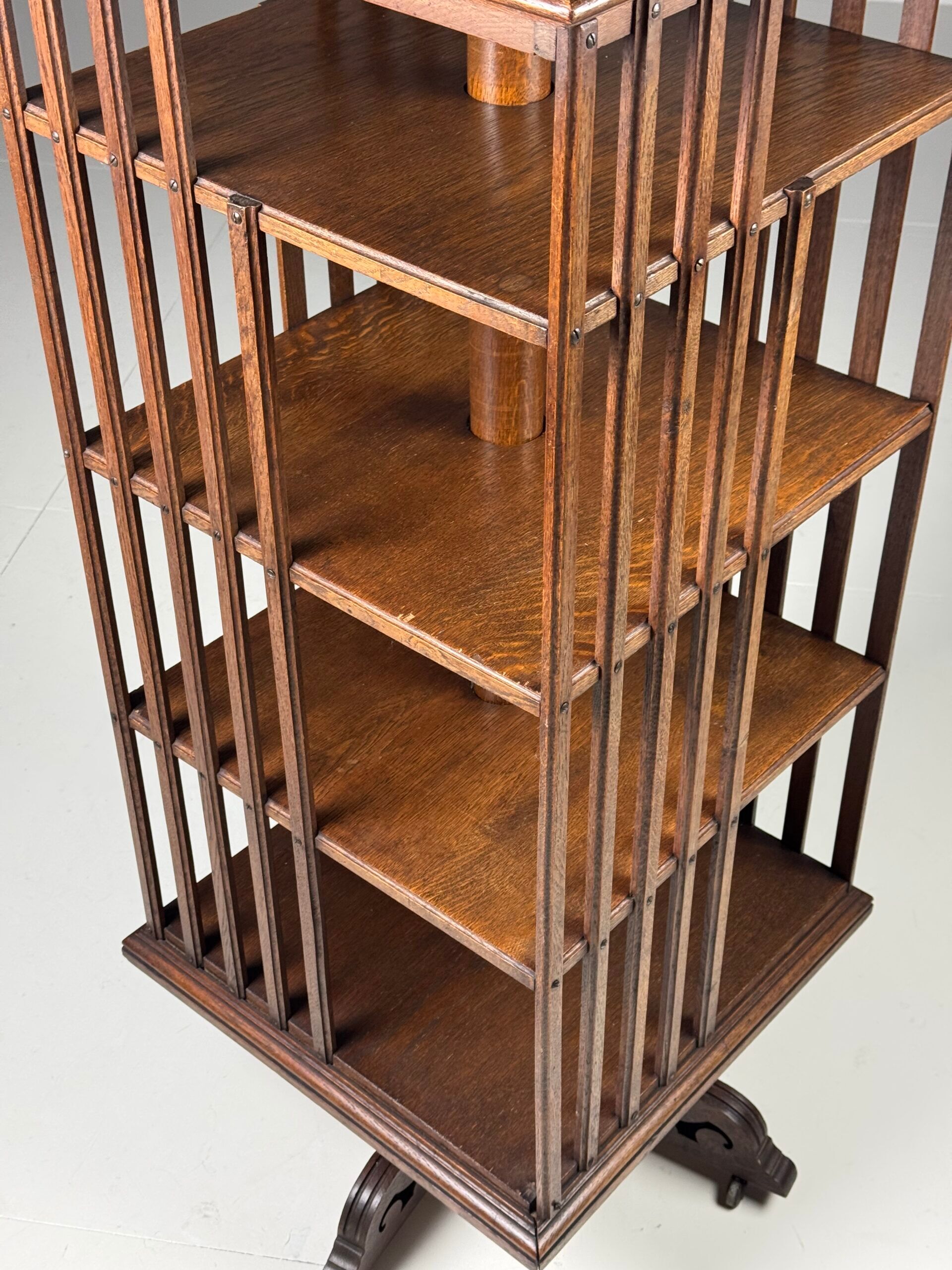 Oak book carousel ca. 1900