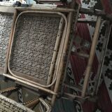 1920/1930 braided rattan Lounge Chair