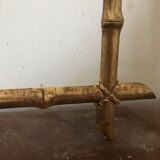 Golden bamboo frame with gold leaf