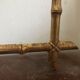 Golden bamboo frame with gold leaf