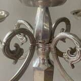 52cm silver-plated metal chandelier