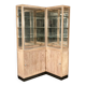 Art Deco corner display cabinet