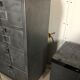 Meuble industriel 12 clapets Strafor métal bois