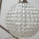 Late 20th dutch glass ball pendant light