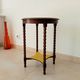 Old pedestal table, early 20th century, turned wooden legs