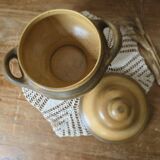 Large Longchamp vintage stoneware vegetable soup tureen