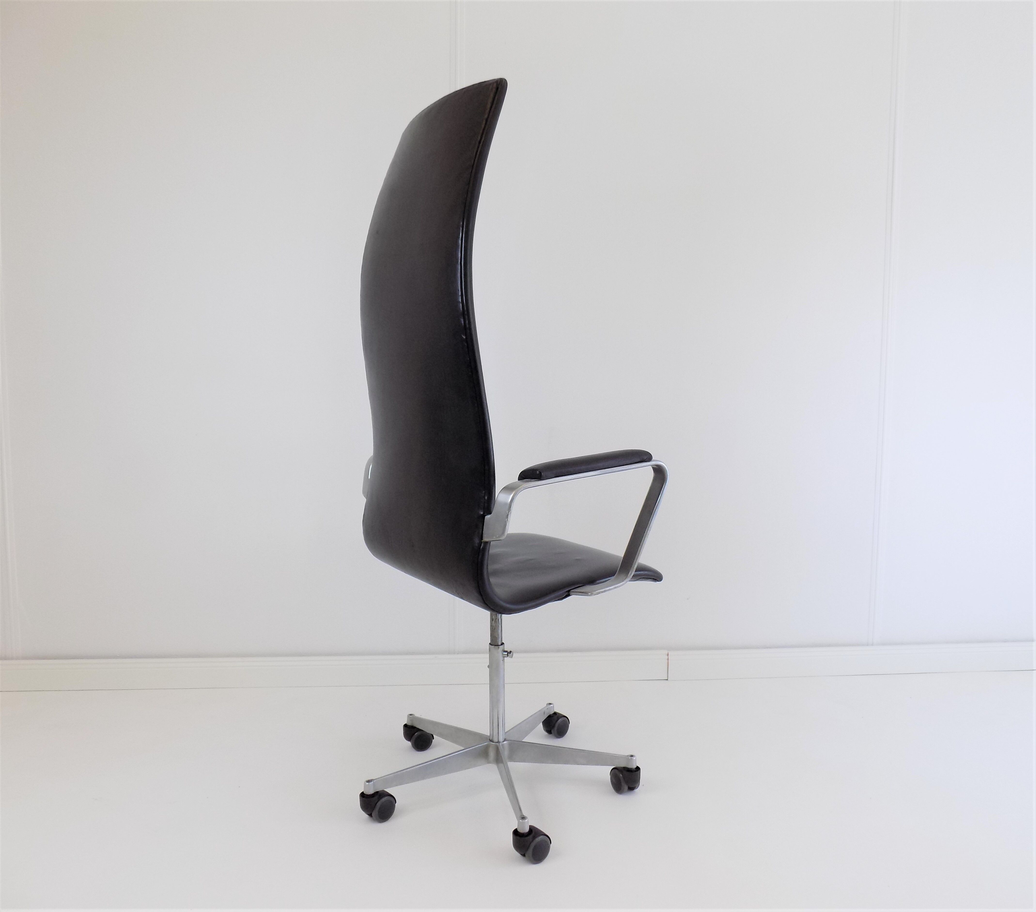 Chaise de bureau Oxford par Arne Jacobsen, Fritz Hansen