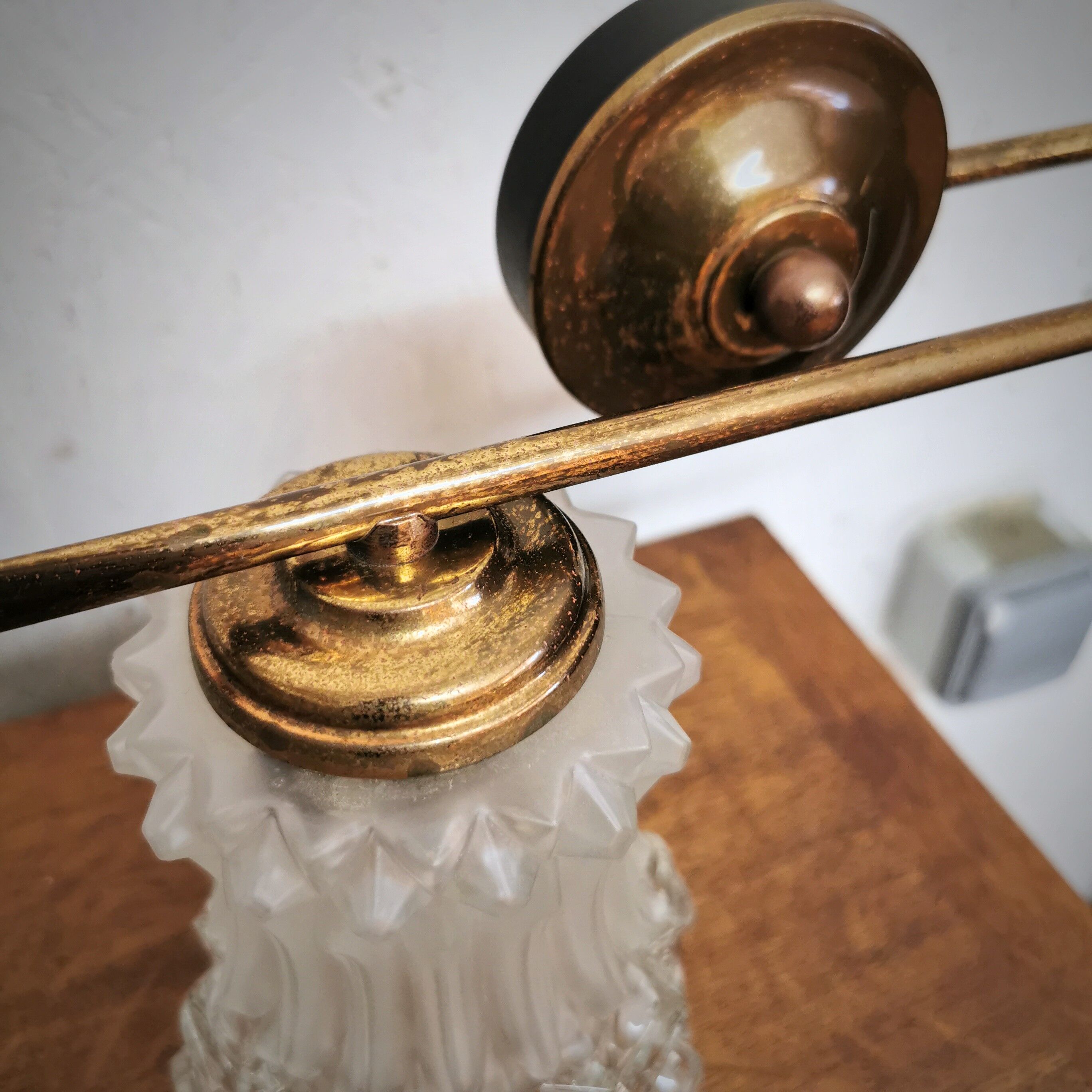 Pair of art deco wall lamps