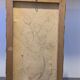 Painting the bouquet of flowers signed Lagier, canvas stretched on vintage frame