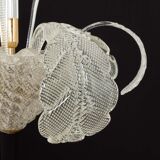 Murano glass leaves chandelier, Italy 1950