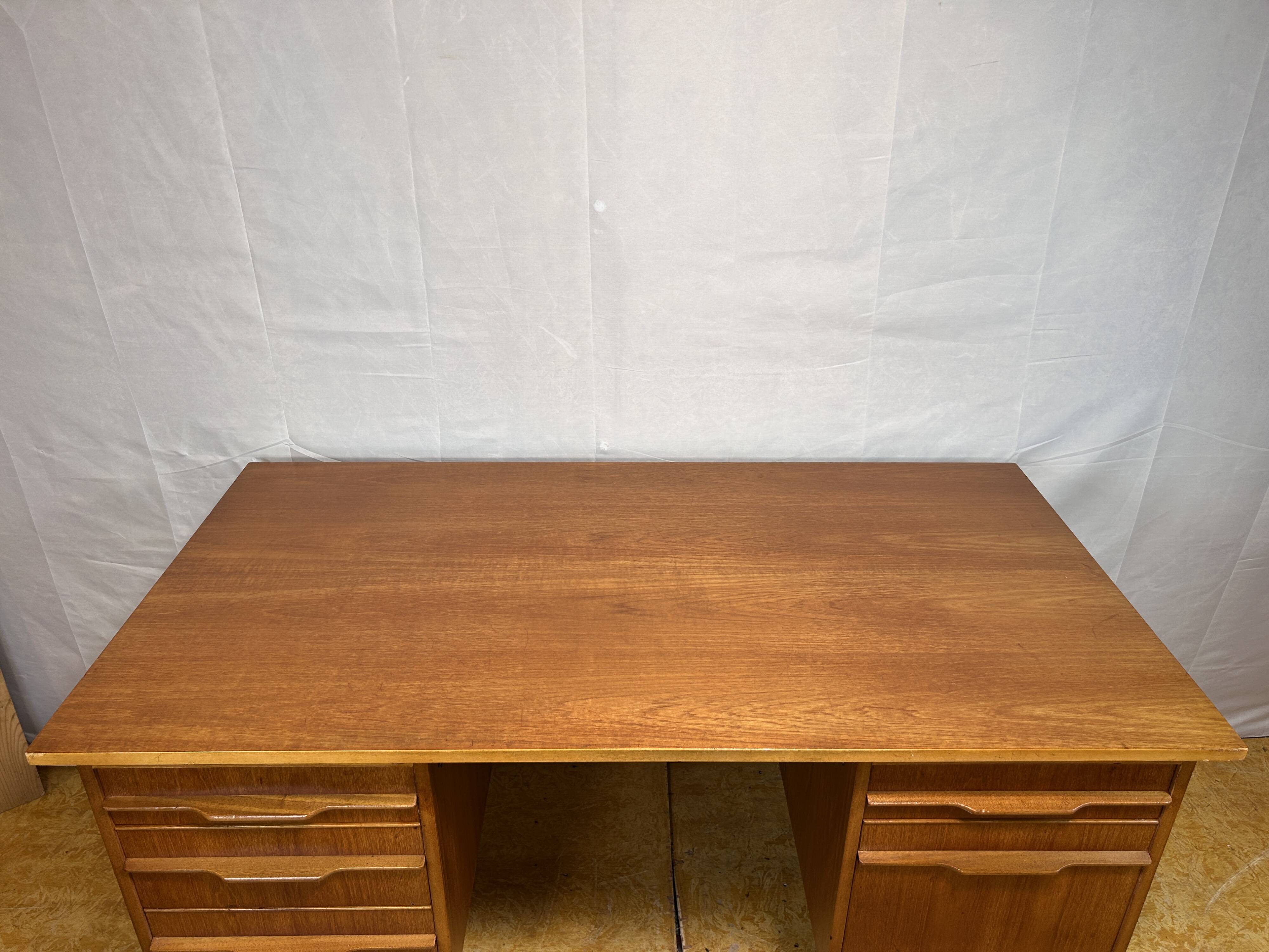 Mid-Century Retro Vintage Teak Desk – 1960s Danish Design