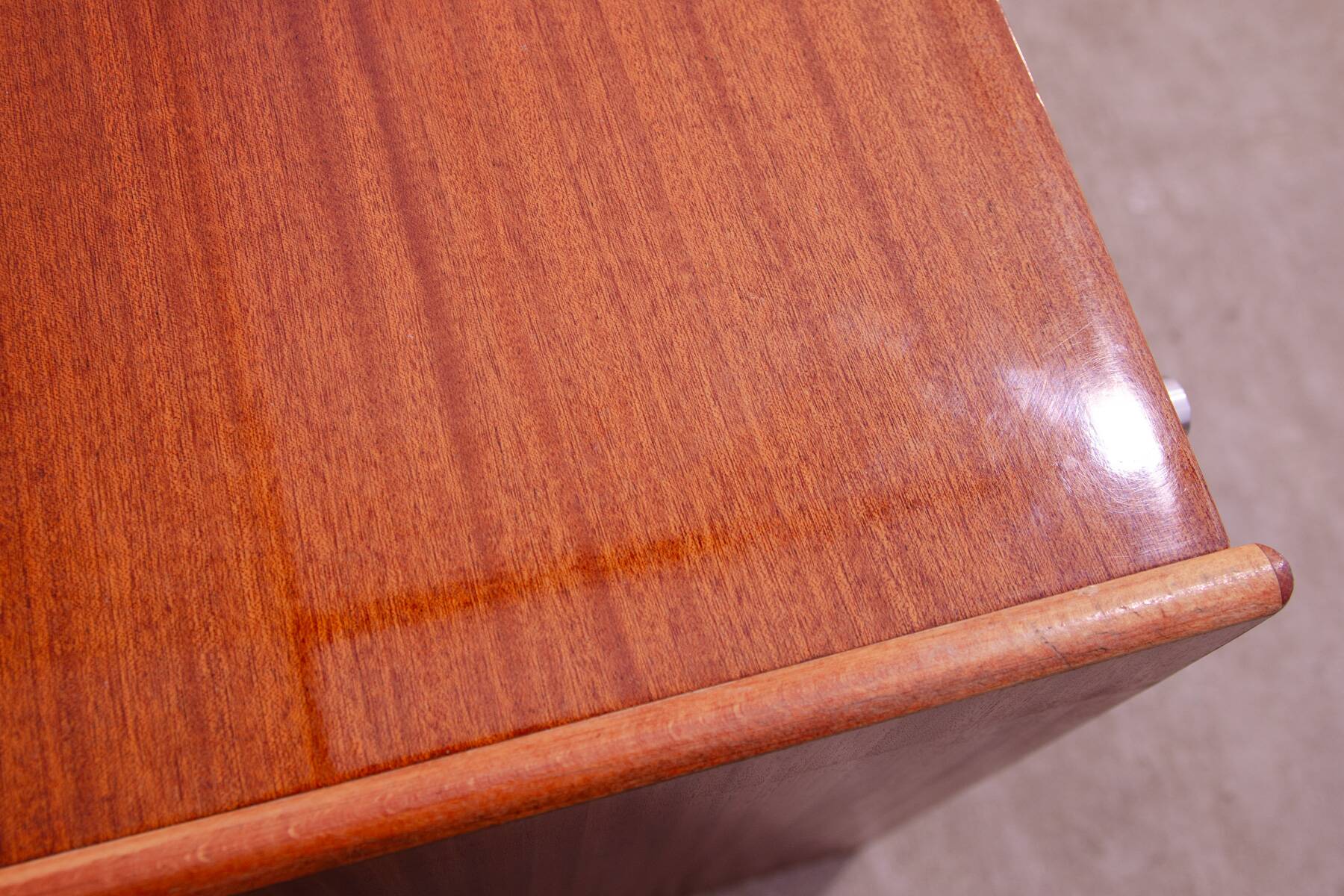 Pair of vintage nightstands, chest of drawers, UP Závody, 1980s