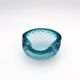 Murano Bullicante Peacock Blue Vide-Poche Vintage 60s 70s Art Glass