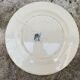 Lot de 2 assiettes blanc bleu à motif de chardon porcelaine opaque chardons Gien