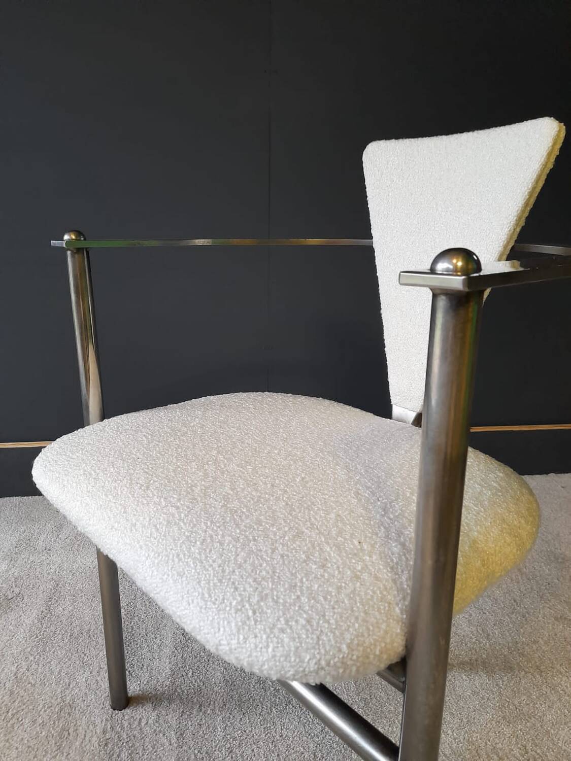 Belgochrome design chair circa 1980