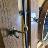 Wall coat hanger with mirror, 50s