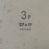 Oil on cardboard by J.-P. Ducos still life 1960