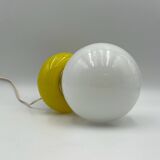 Murano Glass Yellow Table Lamp Mazzega, 60s
