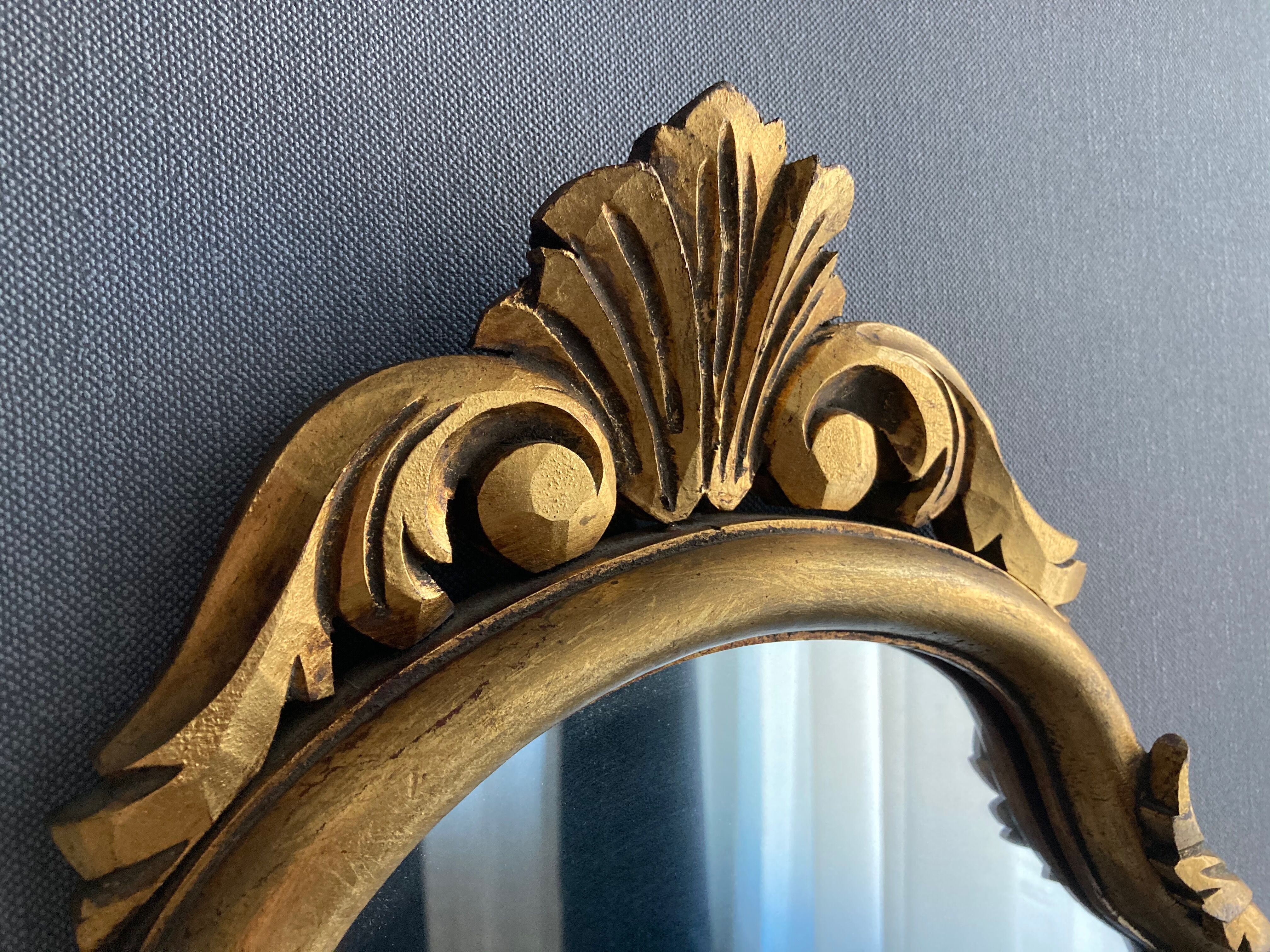 Baroque mirror Louis XV style 65/40cm