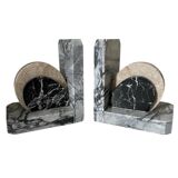 Art Deco marble bookends