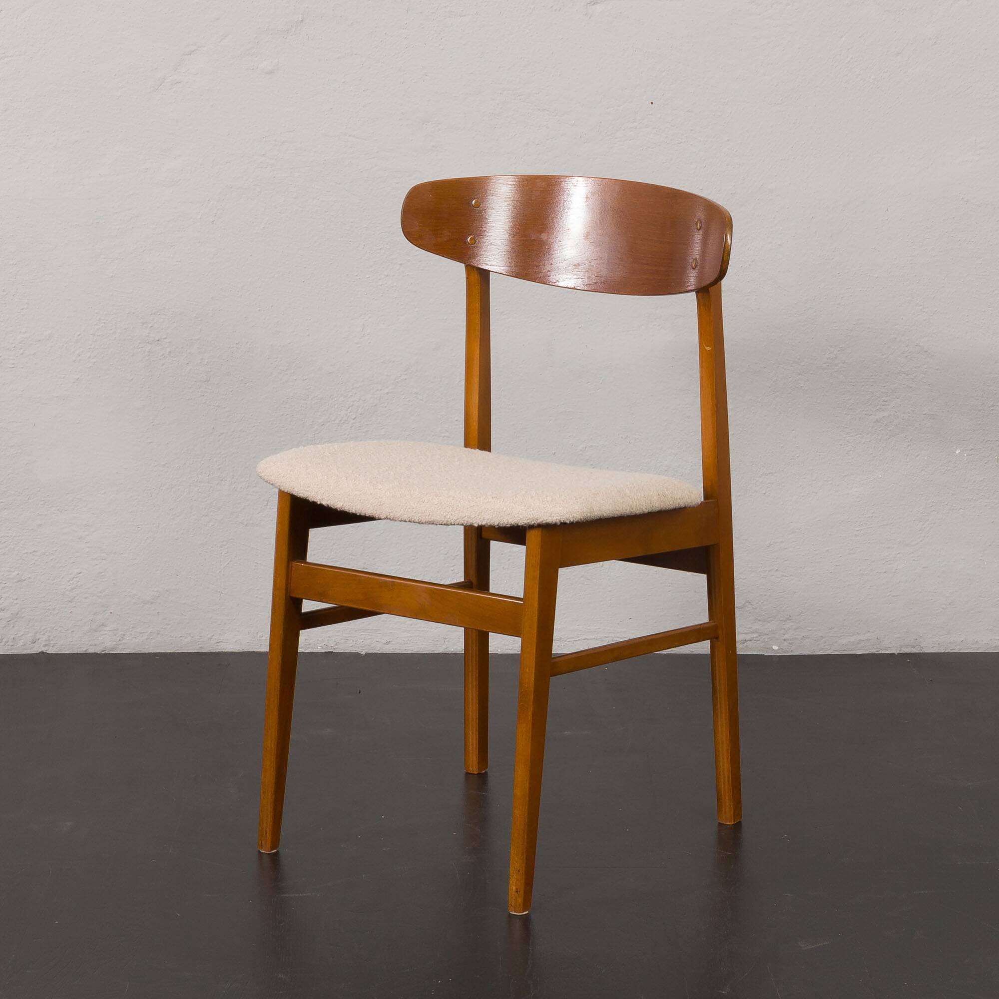 Danish vintage teak mid-century chairs by Farstrup, set of 6, Denmark, 1960s