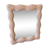 Miroir en plâtre ondulé