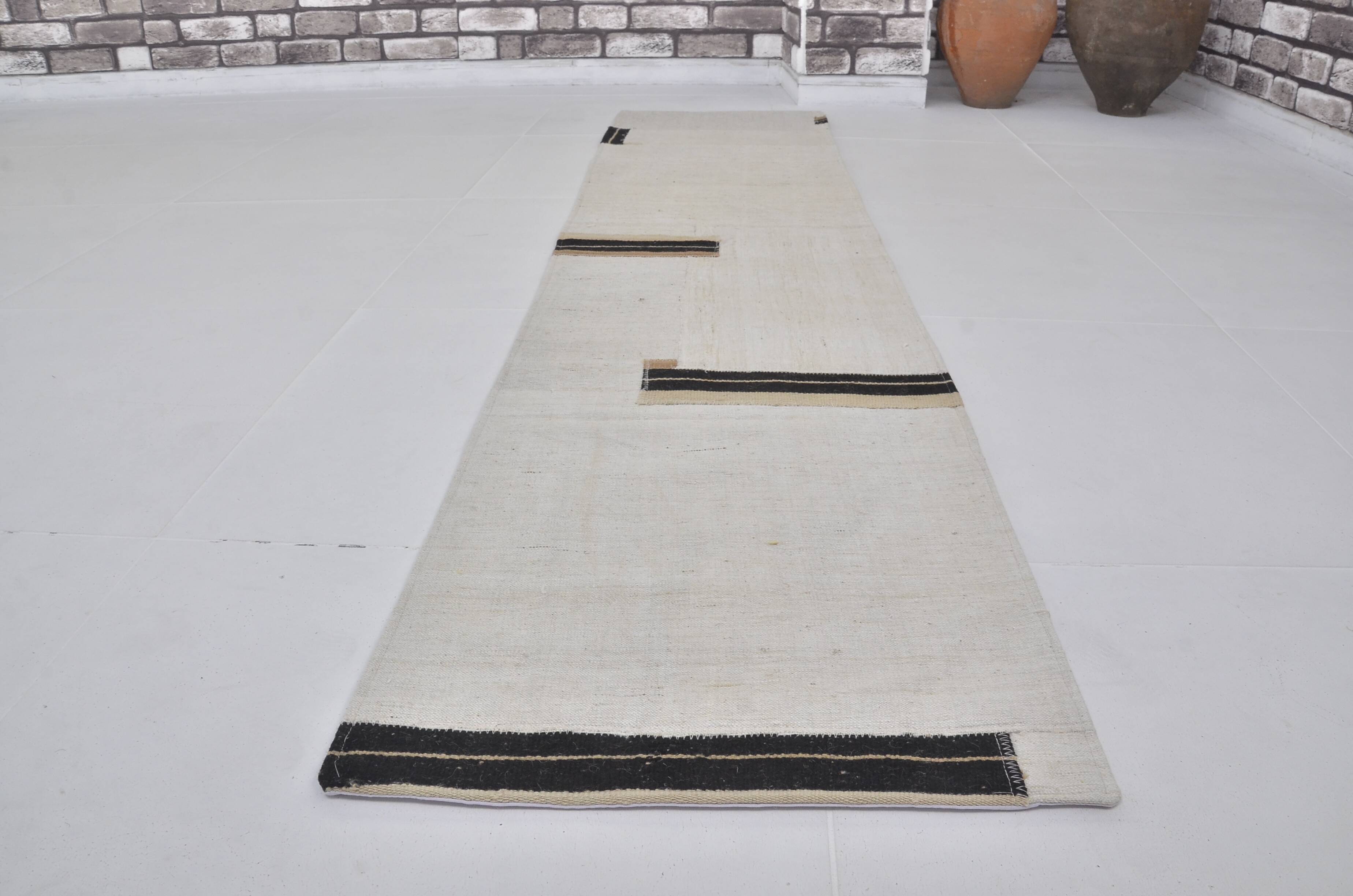 Oushak Hemp Kilim Runner  sku 3862