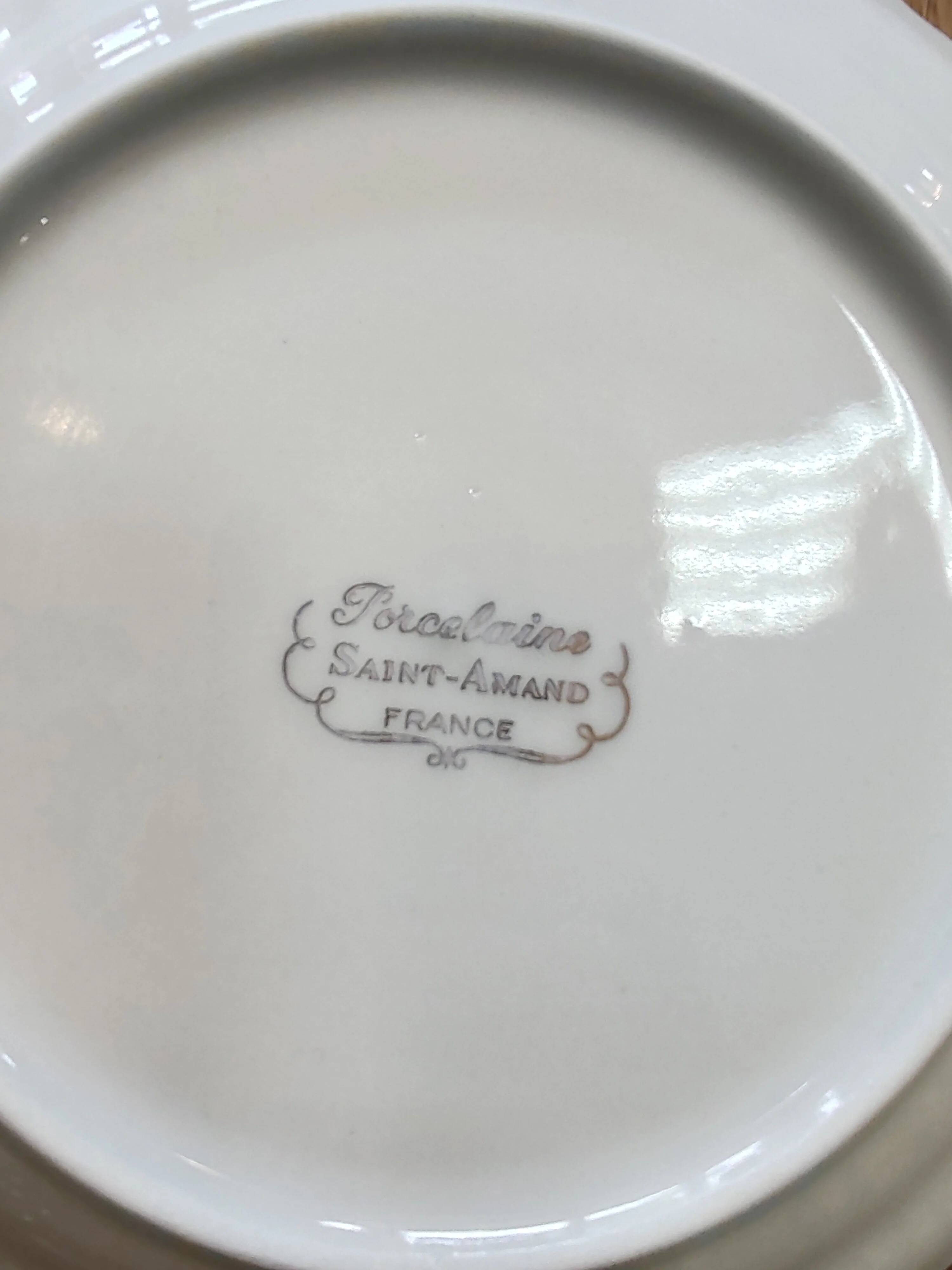 Saint Amand plate