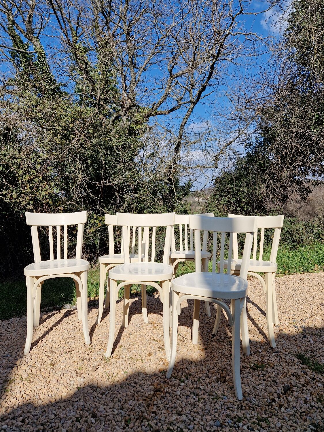Bistro chairs x6