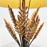 Vintage sheaf of wheat table lamp - 1960s