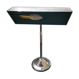 Old / vintage lamp signed KI E KLAIR desk indus 1950 chrome TBE type JIELDE, GRAS. TBE