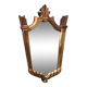 Miroir style art déco en bois sculpté avec dorure, 1950