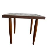 Vintage side table / vegetable table with tiles
