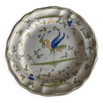 1 tolosane martres plate moustiers decor