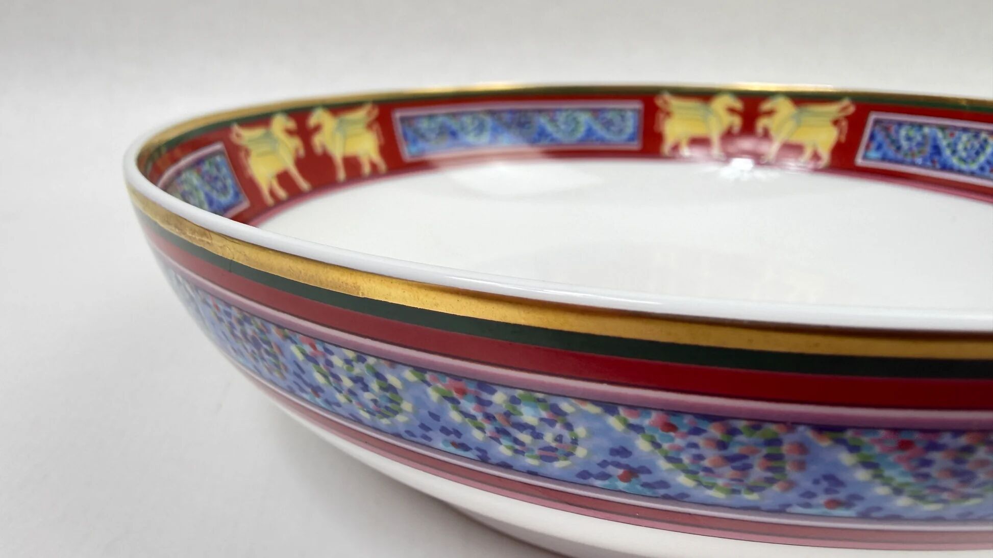 Raynaud Limoges set of 6 deep plates model Pégase 17 cm