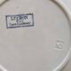6 dessert plates, ironstone Sarreguemines U&C model Luchon