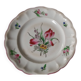 Flat plate from Lunéville with Keller and Guerin KG coat of arms