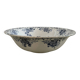 Boulenger blue ironstone salad bowl with Floréal pattern