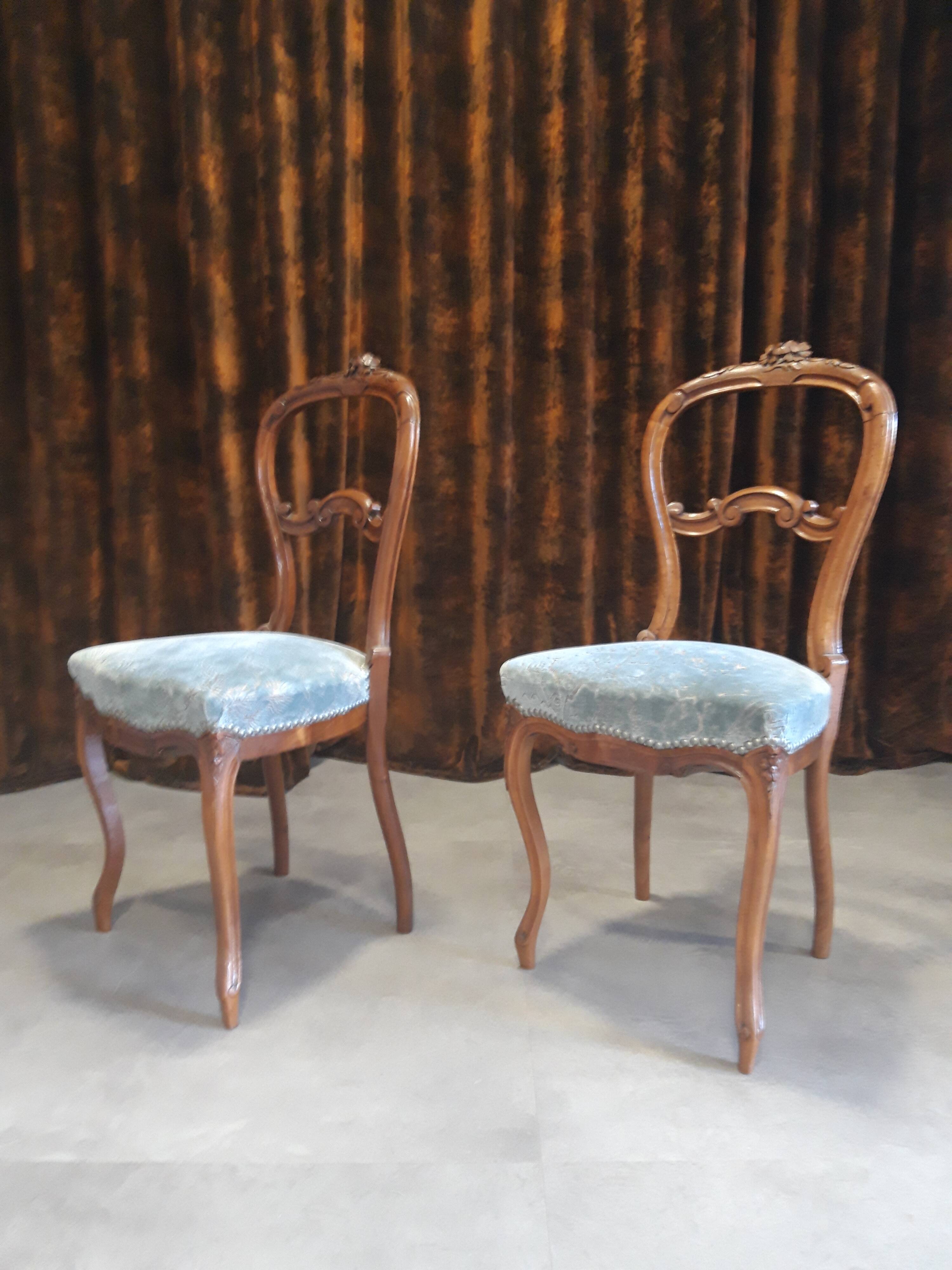 Pair of Louis XV chairs