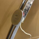 Vintage Reggiani telescopic floor lamp in chromed metal, 1970