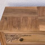 Art Deco chest of drawers Blond walnut 1930