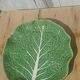 Vintage cabbage slipware plate