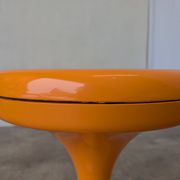 Set of 2 Orange Vintage Mushroom Stool “Jurček” by Meblo, 1960s – Space Age