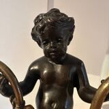 Paire de bougeoir, chandeliers en bronze