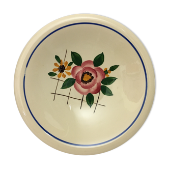 Dish "Sarreguemines - Congo" Art Deco flowers