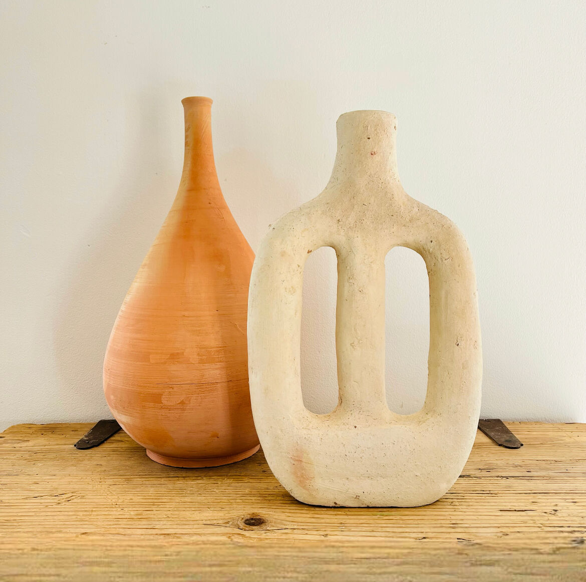 Moroccan pottery Tamegroute blanche