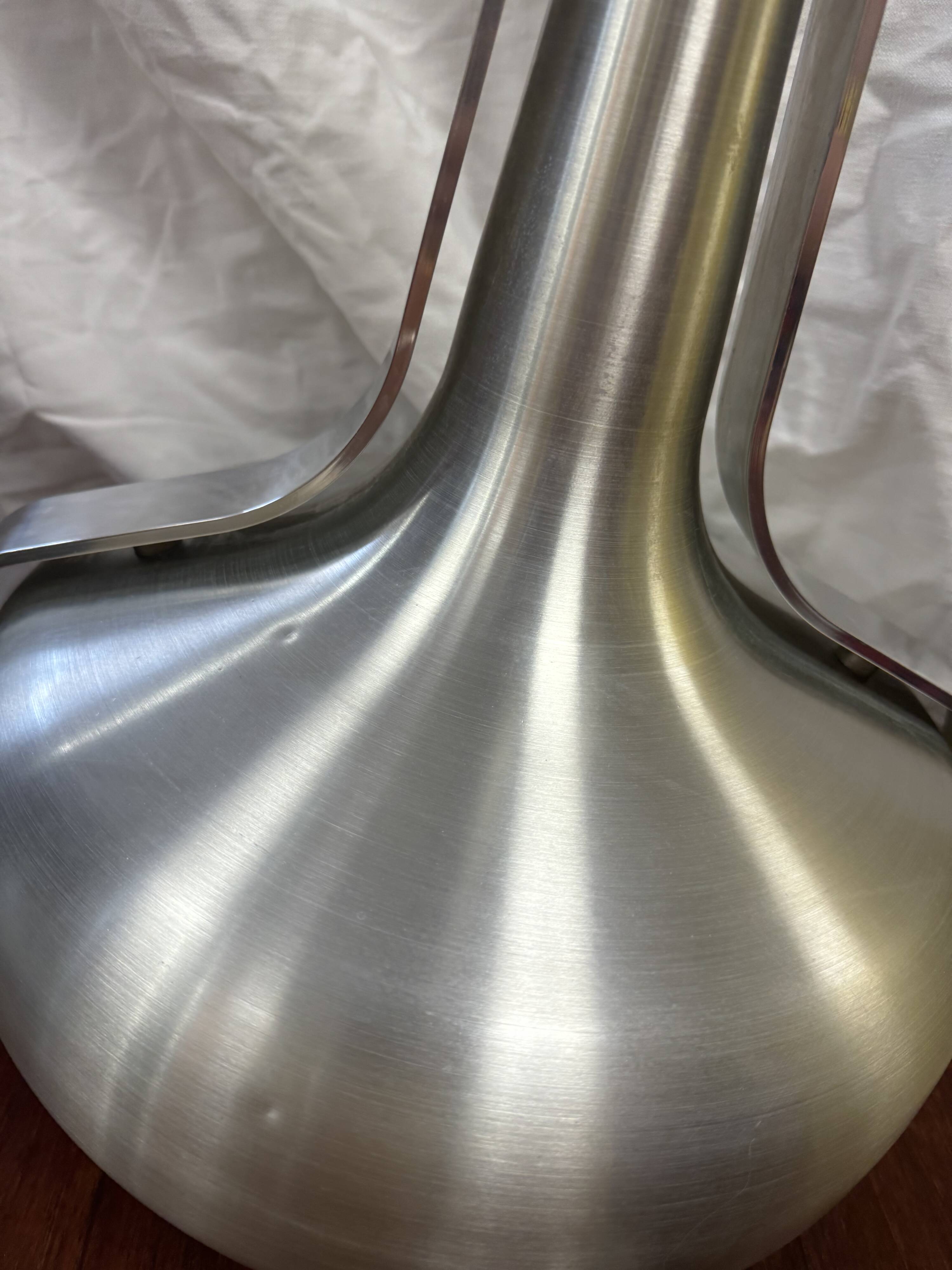 Vintage 70s silver lamp