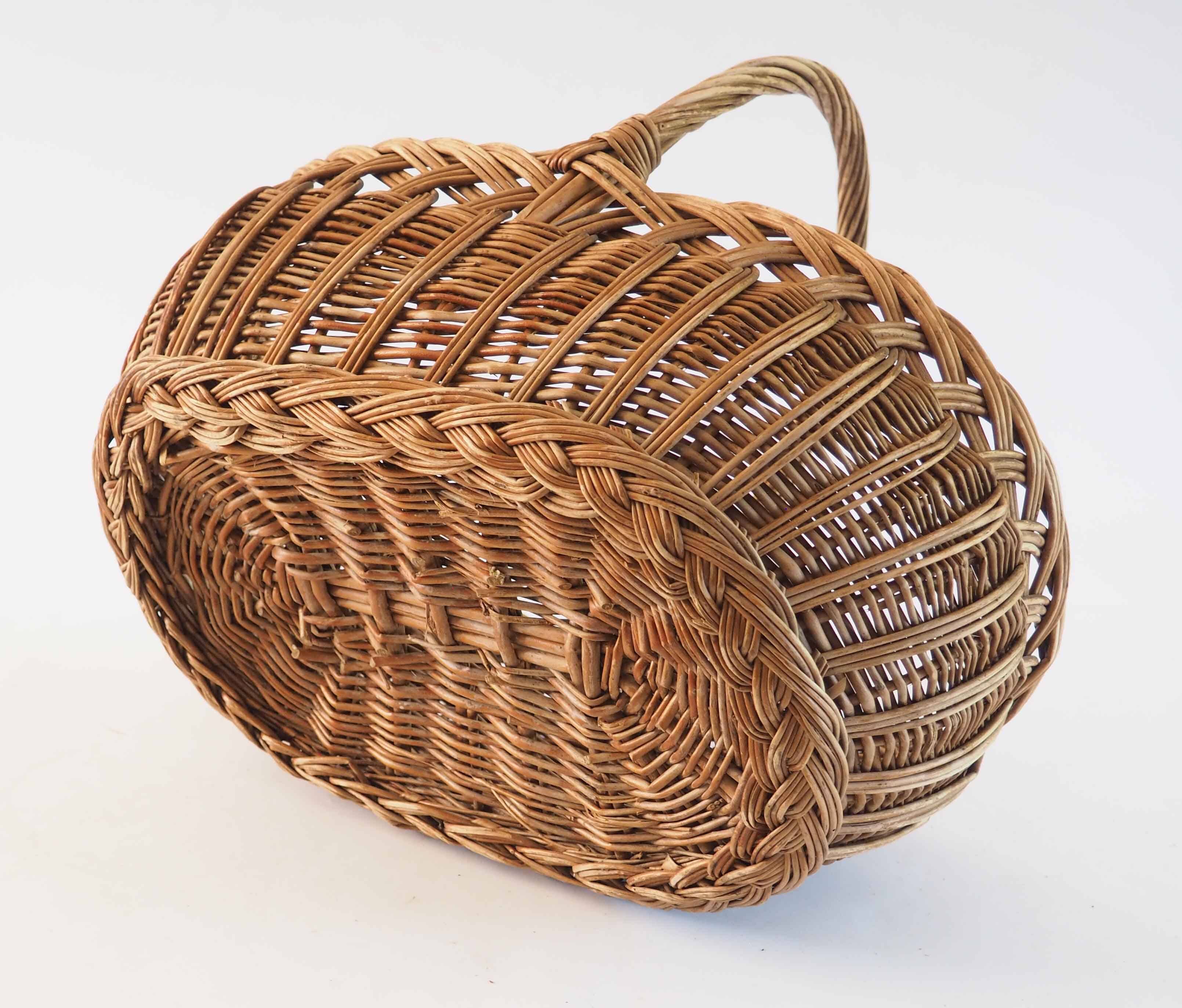 Rattan basket weaving